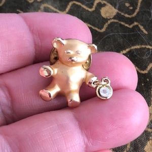 Louis Giusti Gold Tone Teddy Bear Lapel Pin by Gigi Accessories Inc.